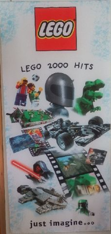 Display Flag Cloth, LEGO 2000 Hits (X-mas year 2000)