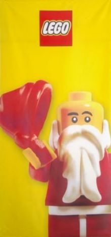 Display Flag Cloth, Santa Greeting