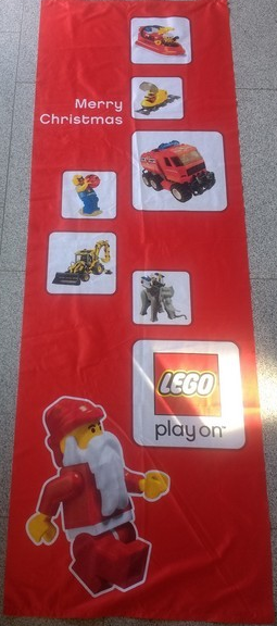 Display Flag Cloth, Merry Christmas, Play On