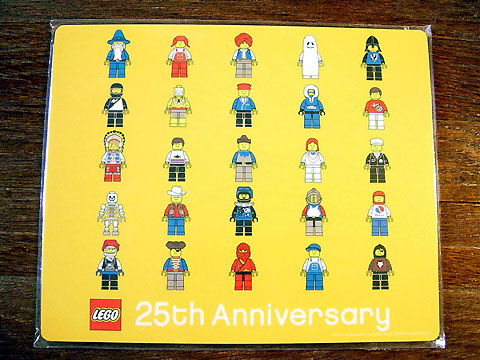 Computer Mouse Pad, LEGO 25th Anniversary Pattern