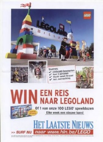 Competition Form for Winning a Trip to Legoland or Sets - Large (HLN)