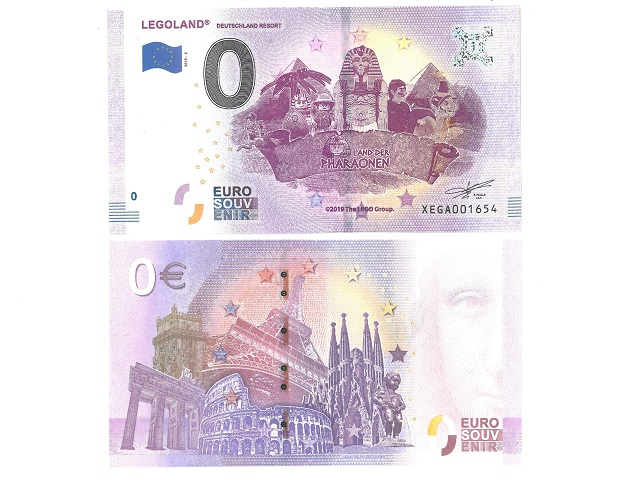 Banknote, 0 Euro LEGOLAND Deutschland Resort - Land der Pharaonen Pattern