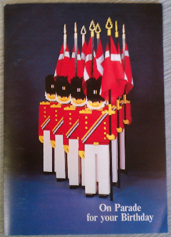 Birthday Card - Exclusive for UK Lego Builders Club - Year Unknown (On Parade for your Birthday)