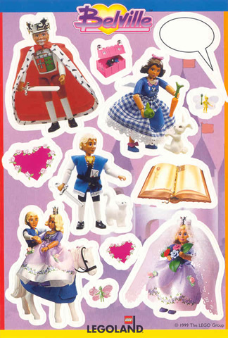 Sticker Sheet, Belville Sheet 2 (Make your own Postcard)