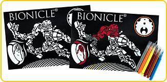 BIONICLE Poster, Mini Coloring