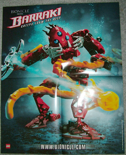 BIONICLE Poster, Barraki (WORK_U-4309)