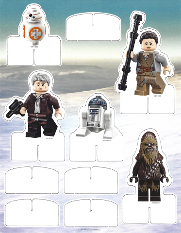 Paper Cardboard Punch-Outs for Book b16sw12uk, Sheet 1