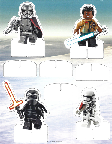 Paper Cardboard Punch-Outs for Book b16sw12uk, Sheet 2