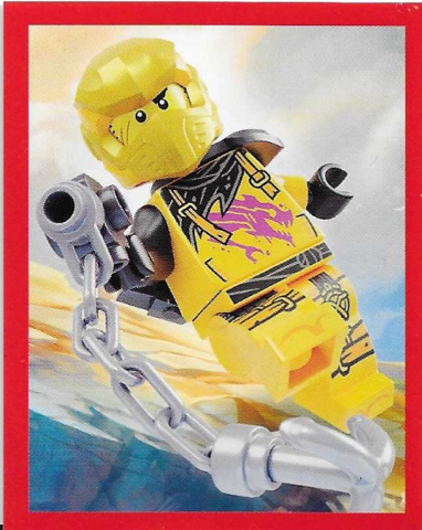 Sticker, NINJAGO Dragons Rising, Blue Ocean - # 71 of 212