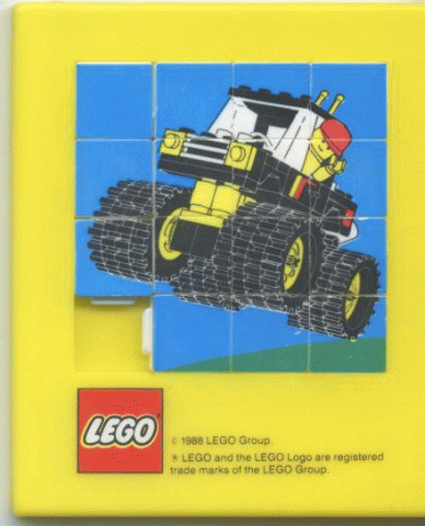 Slide Puzzle with Buggy Pattern