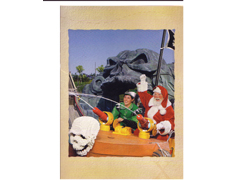 Christmas Card - 2006 Legoland California, Santa on Pirate Ride