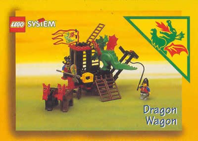 Collector Card - 1993 Card Dragon Wagon - Lego Builders Club
