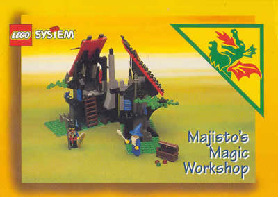 Collector Card - 1993 Card Majisto's Magic Workshop - Lego Builders Club