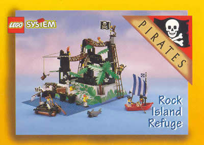 Collector Card - 1993 Card Rock Island Refuge - Lego Builders Club