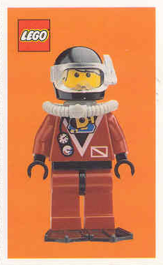 Collector Card - 1997 Card Diver Dan - Lego Builders Club
