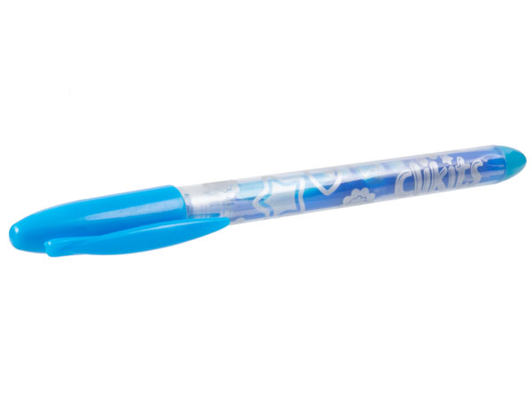 Highlighter, Clikits Blue with Silver Logo