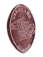 Pressed Penny - LEGOLAND California Sky Patrol Ride Pattern