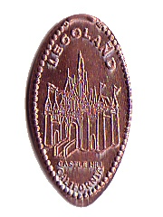 Pressed Penny - LEGOLAND California Castle Pattern
