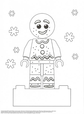Coloring Page - Gingerbread Man