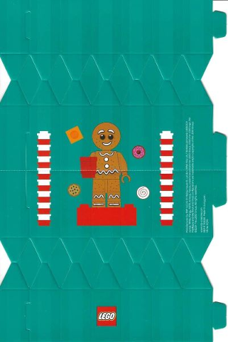 Christmas Cracker, Cardboard - Gingerbread Man