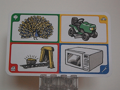 Creationary Game Card 77 Peacock