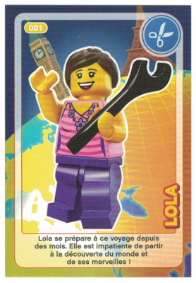 Create the World Trading Card #001 Lola (French)
