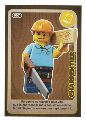 Create the World Trading Card #007 Charpentier (French)