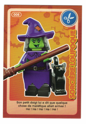 Create the World Trading Card #008 Sorcière Loufoque (French)