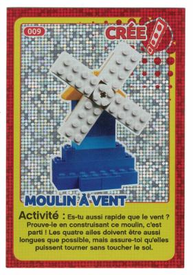 Create the World Trading Card #009 Create: Moulin À Vent (French)