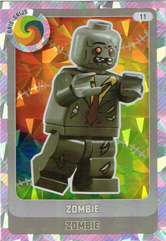Create the World Trading Card #  11 Zombie (Belgian)