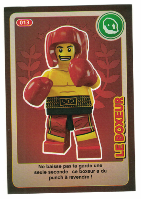 Create the World Trading Card #013 Le Boxeur (French)