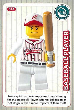 Create the World Trading Card #014 Baseball Player