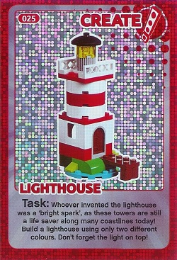 Create the World Trading Card #025 Create: Lighthouse