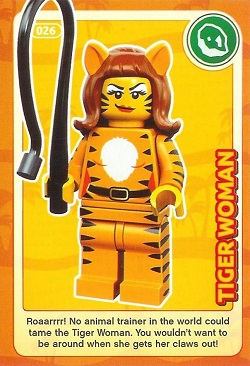 Create the World Trading Card #026 Tiger Woman