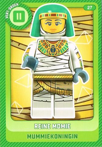 Create the World Trading Card #  27 Reine Momie / Mummiekoningin (Belgian)