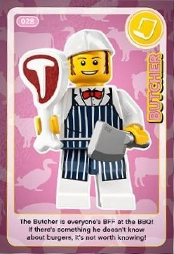 Create the World Trading Card #028 Butcher