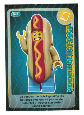Create the World Trading Card #041 Vendeur De Hot-Dogs (French)