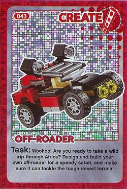 Create the World Trading Card #043 Create: Off-Roader
