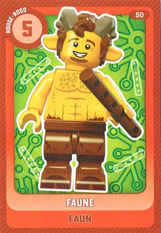 Create the World Trading Card #  50 Faune / Faun (Belgian)