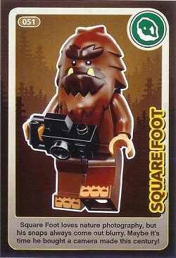 Create the World Trading Card #051 Square Foot