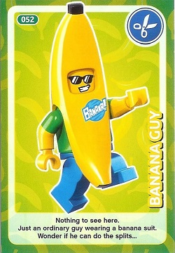 Create the World Trading Card #052 Banana Guy