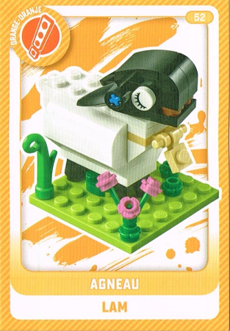 Create the World Trading Card #  52 Agneau / Lam (Belgian)