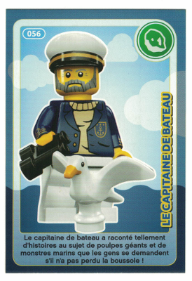 Create the World Trading Card #056 Le Capitaine De Bateau (French)