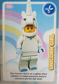 Create the World Trading Card #062 Unicorn Girl