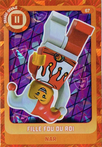 Create the World Trading Card #  67 Fille Fou du Roi / Nar (Belgian)