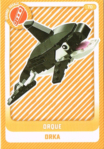 Create the World Trading Card #  70 Orque / Orka (Belgian)