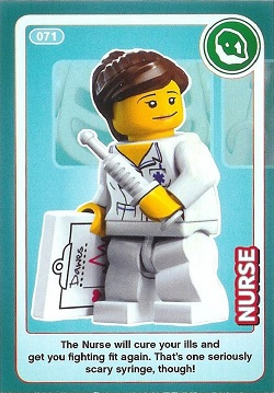 Create the World Trading Card #071 Nurse