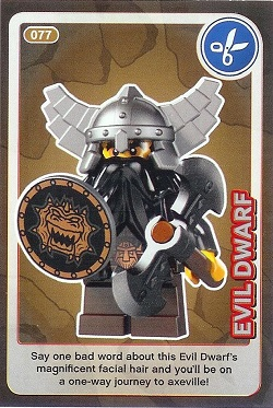 Create the World Trading Card #077 Evil Dwarf