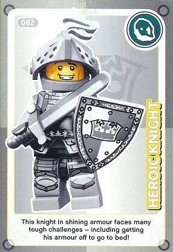 Create the World Trading Card #082 Heroic Knight