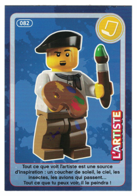 Create the World Trading Card #082 L'Artiste (French)